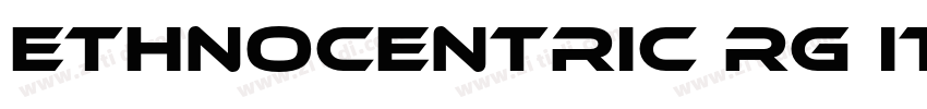 Ethnocentric Rg Ital字体转换